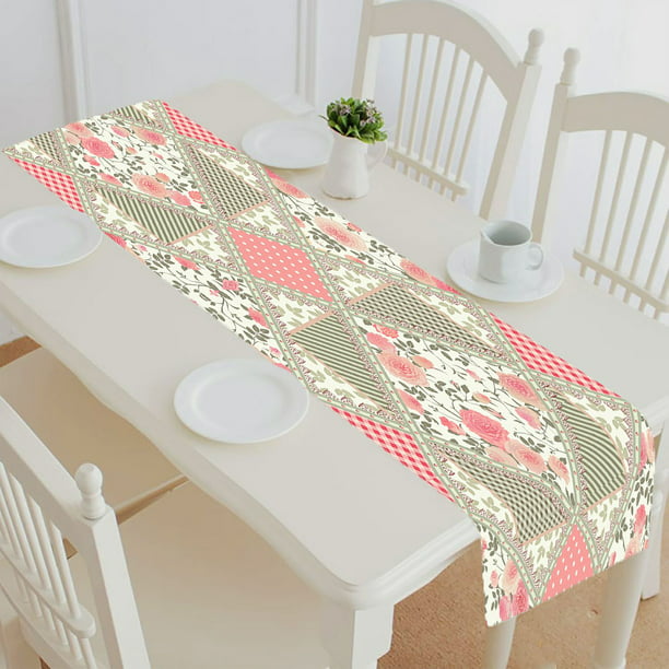 Cotton Placemats for Table Decorations Floral Set of 4 Placemats Dining Table Mats or Desk Mats